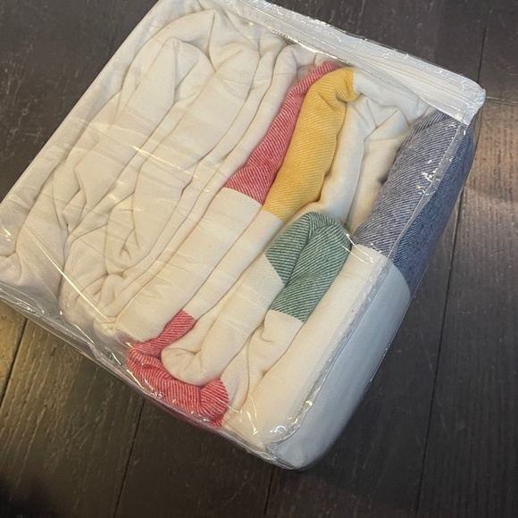 NEW RARE Hudson's Bay Company Stripes 100% Cotton Flannel 4 pc Sheet Set QUEEN - Picture 2 of 5